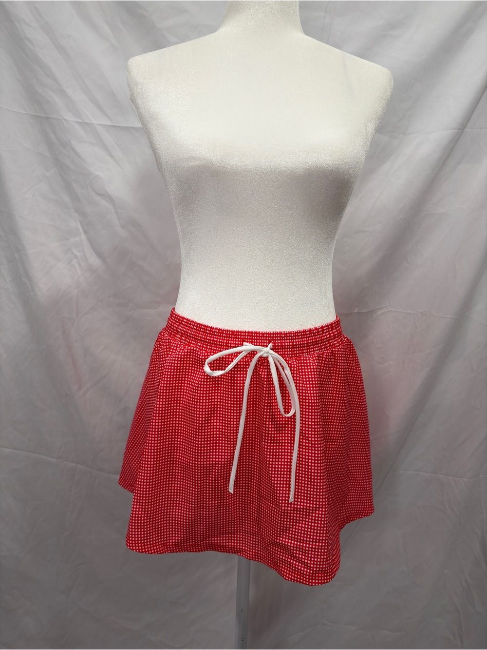 AS Revival Red Gingham Mini Skirt